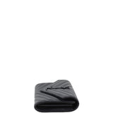 Saint Laurent Monogram Matelassé Flap Wallet Large Left