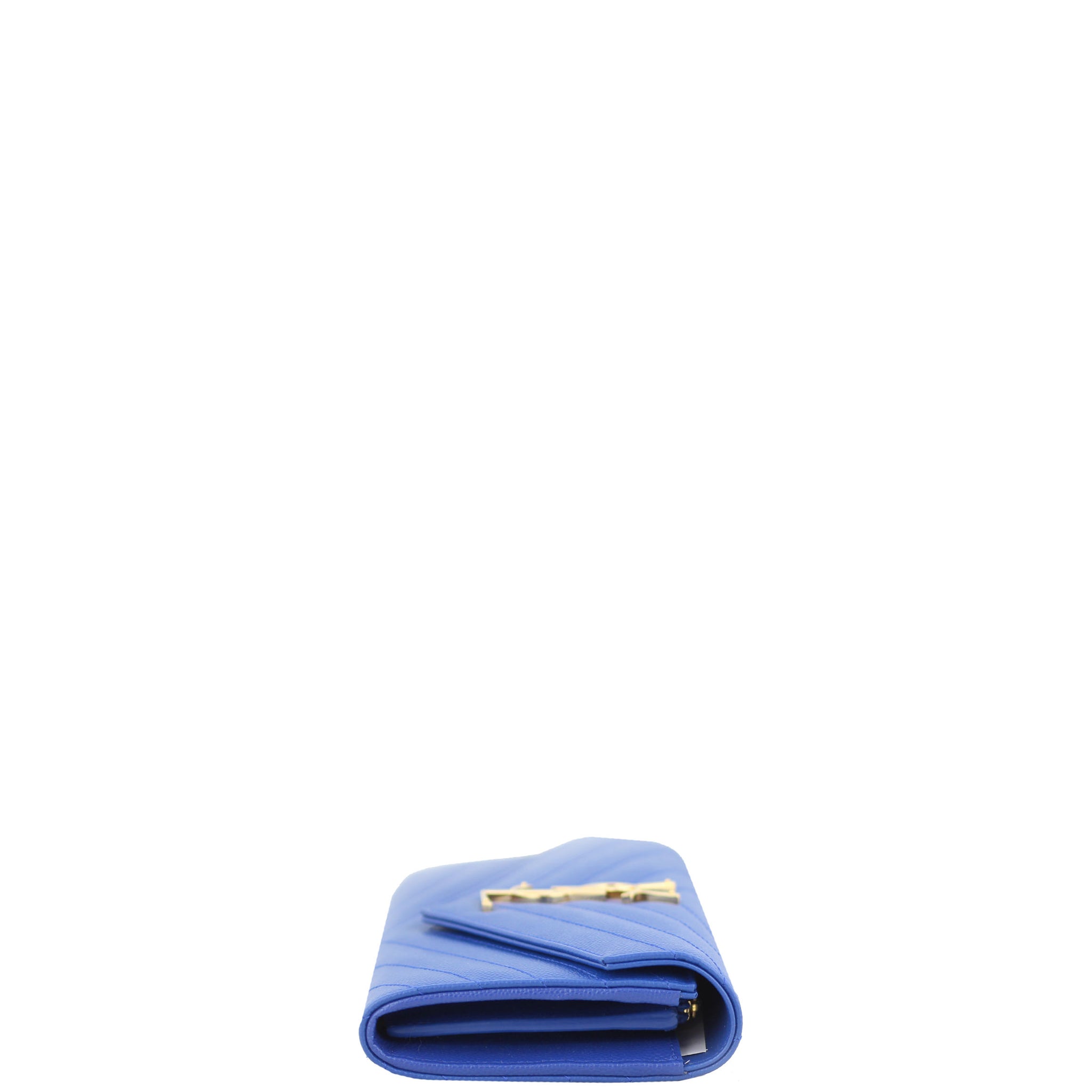 Saint Laurent Monogram Flap Wallet Large Left