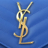 Saint Laurent Monogram Flap Wallet Large Logo