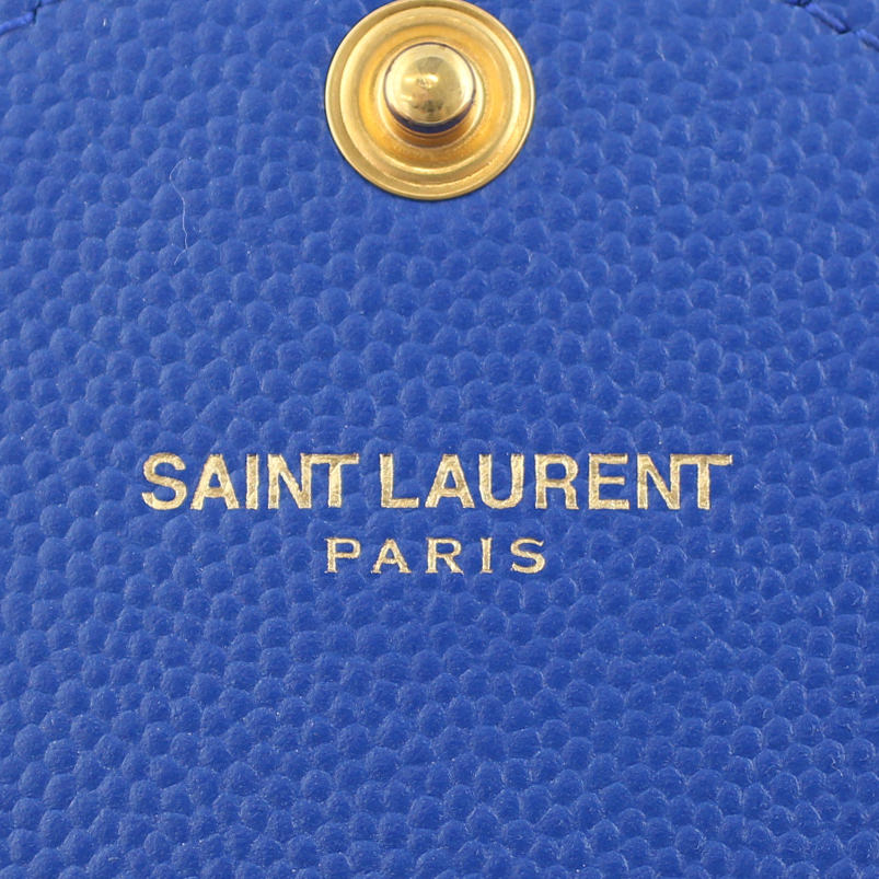 Saint Laurent Monogram Flap Wallet Large Stamp