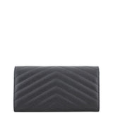 Saint Laurent Monogram Flap Wallet Large Back