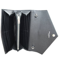 Saint Laurent Monogram Flap Wallet Large Interior