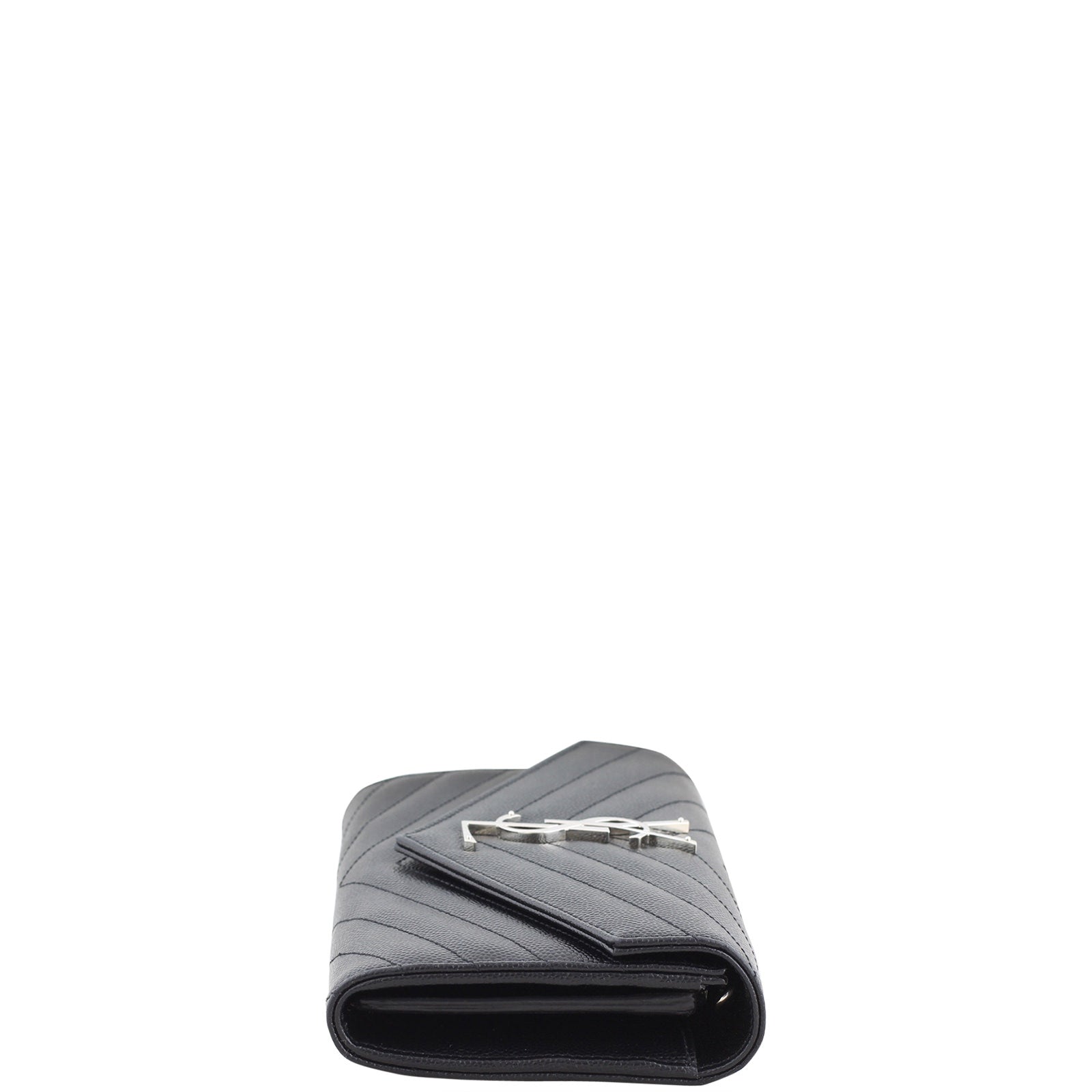 Saint Laurent Monogram Flap Wallet Large Left