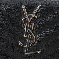 Saint Laurent Monogram Flap Wallet Large Logo