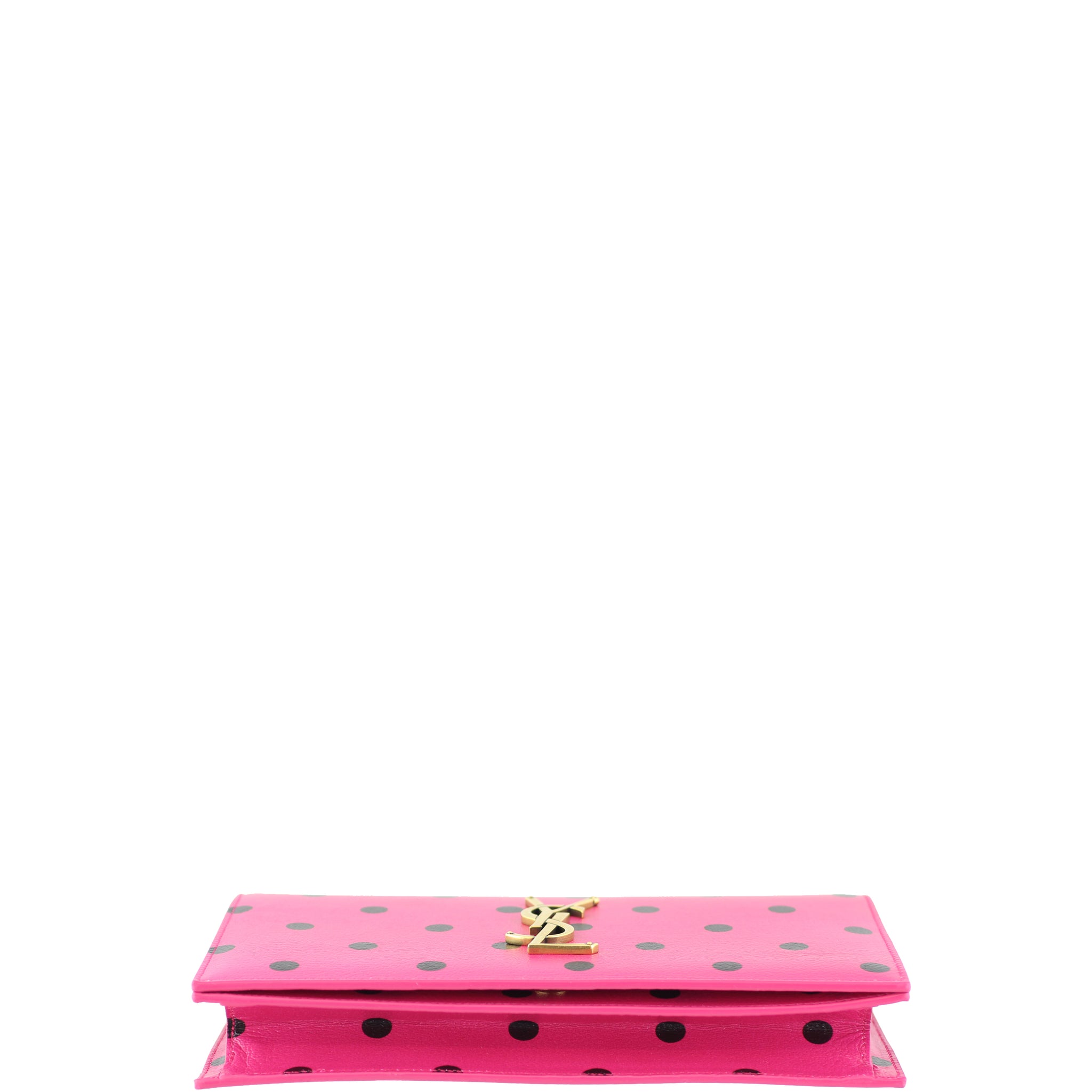 Saint Laurent Polka Dot Classic Monogram Clutch Base