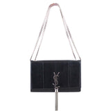 Saint Laurent Classic Medium Kate Tassel Satchel Python Hanging
