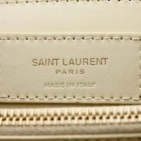 Saint Laurent Soft Raffia Shoulder Bag Made in Italy