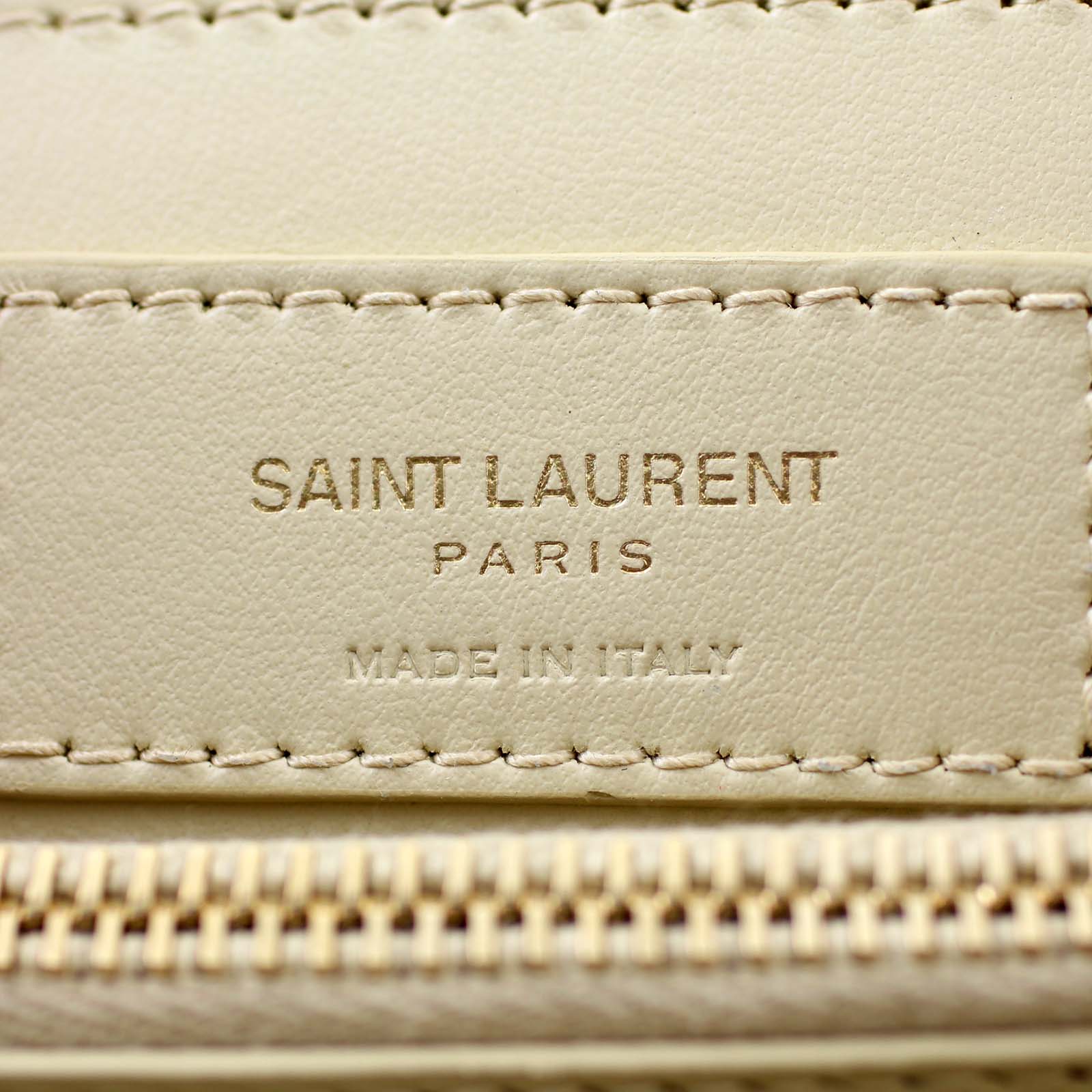 Saint Laurent Soft Raffia Shoulder Bag Made in Italy