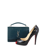 Saint Laurent Sunset Chain Wallet Scale