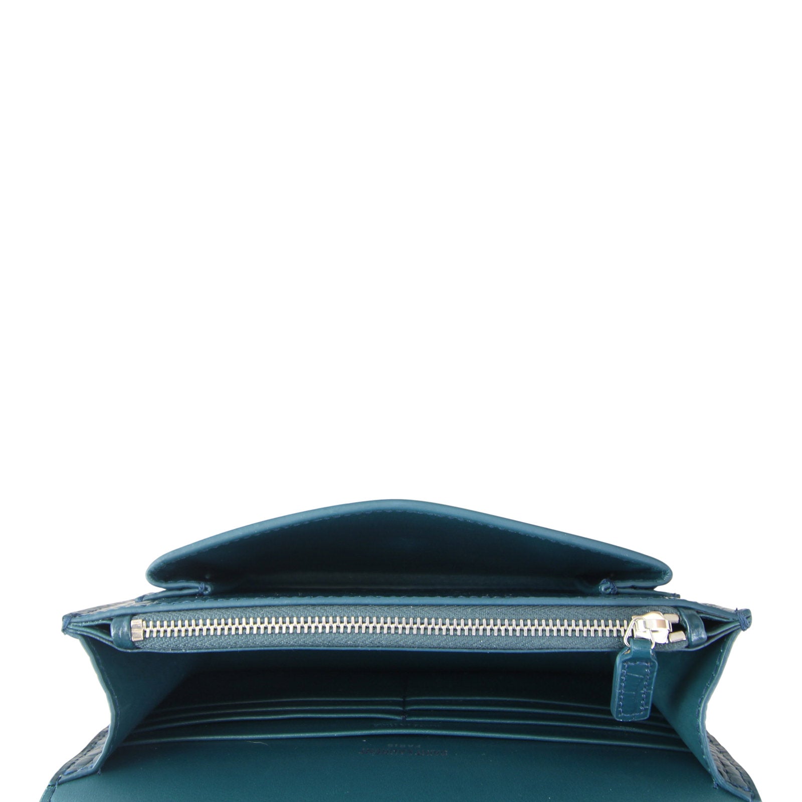 Saint Laurent Sunset Chain Wallet Interior