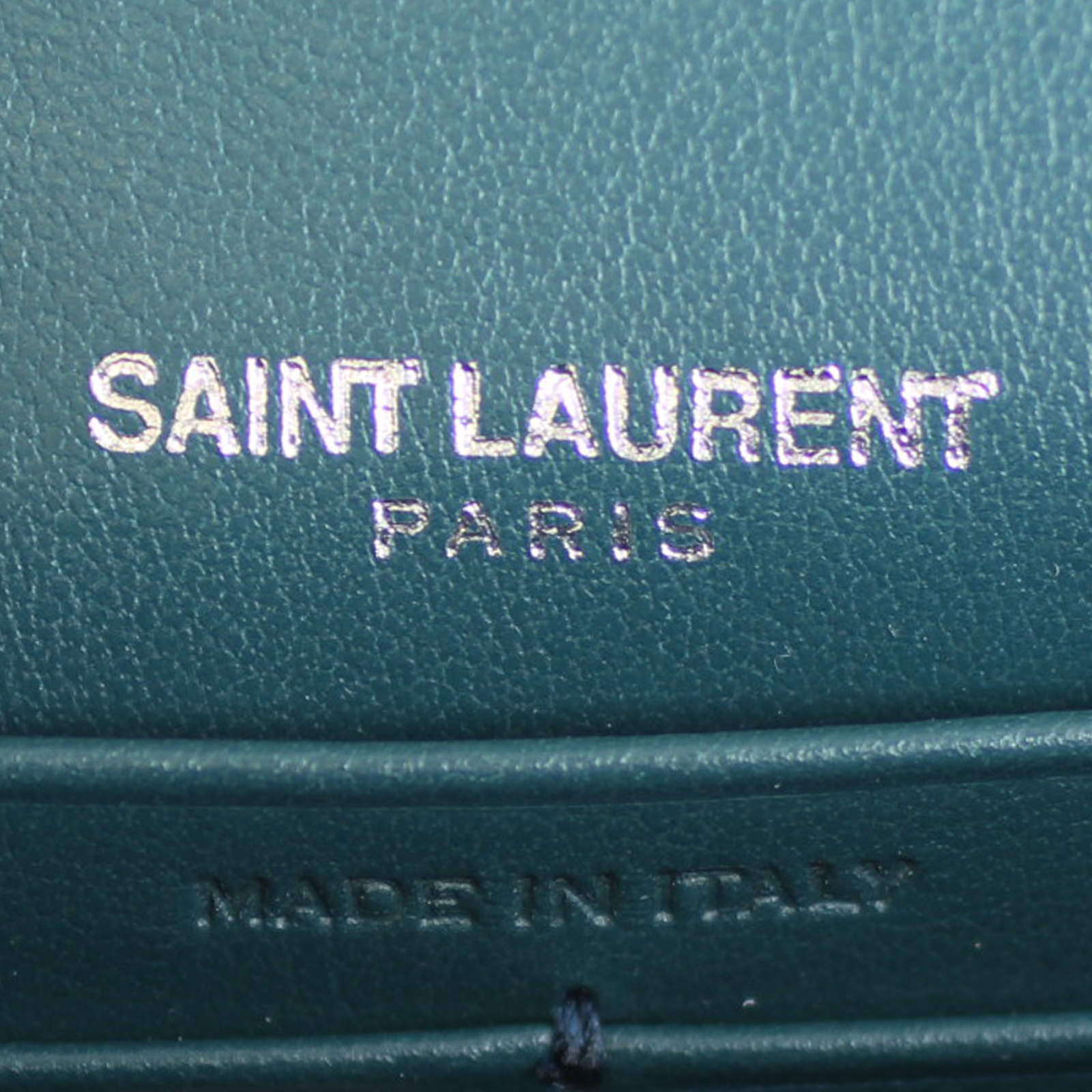 Saint Laurent Sunset Chain Wallet Stamp