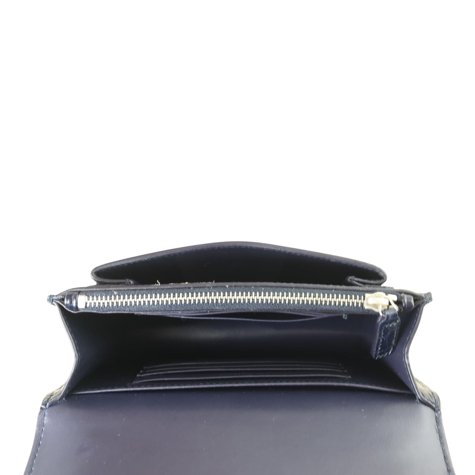 Saint Laurent Sunset Chain Wallet Whole interior