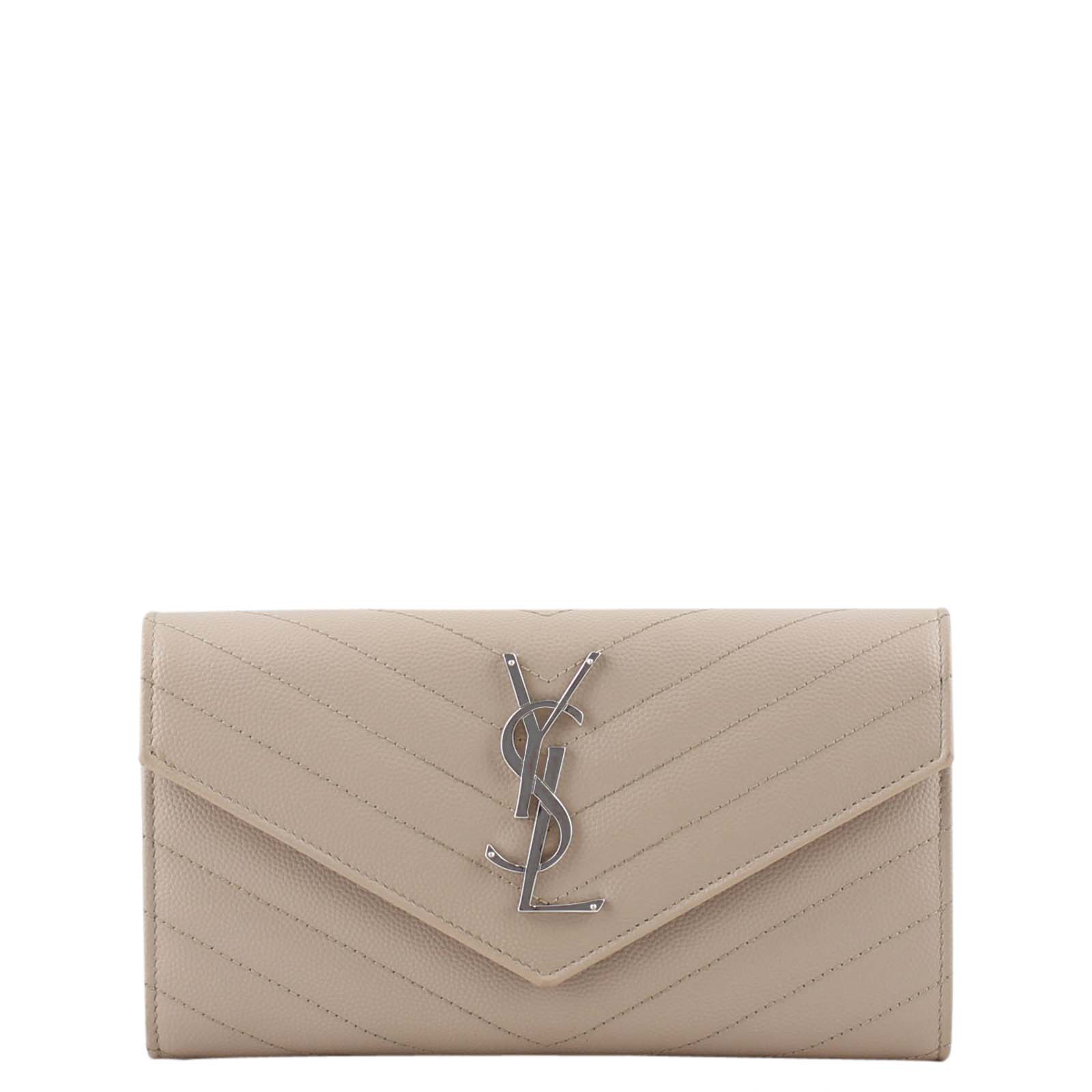Saint Laurent Monogram Chain Wallet Small Front
