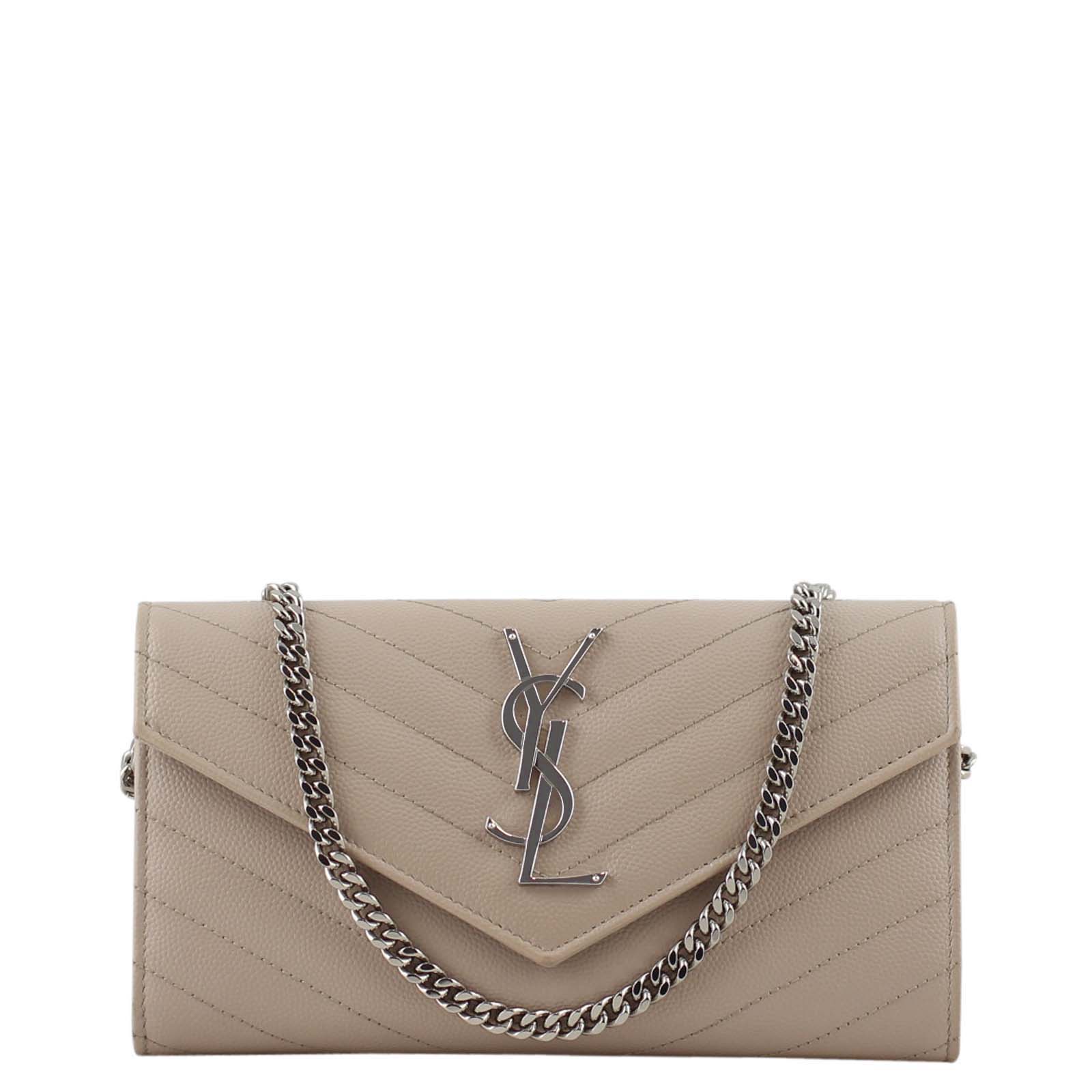 Saint Laurent Monogram Chain Wallet Small Front Chain