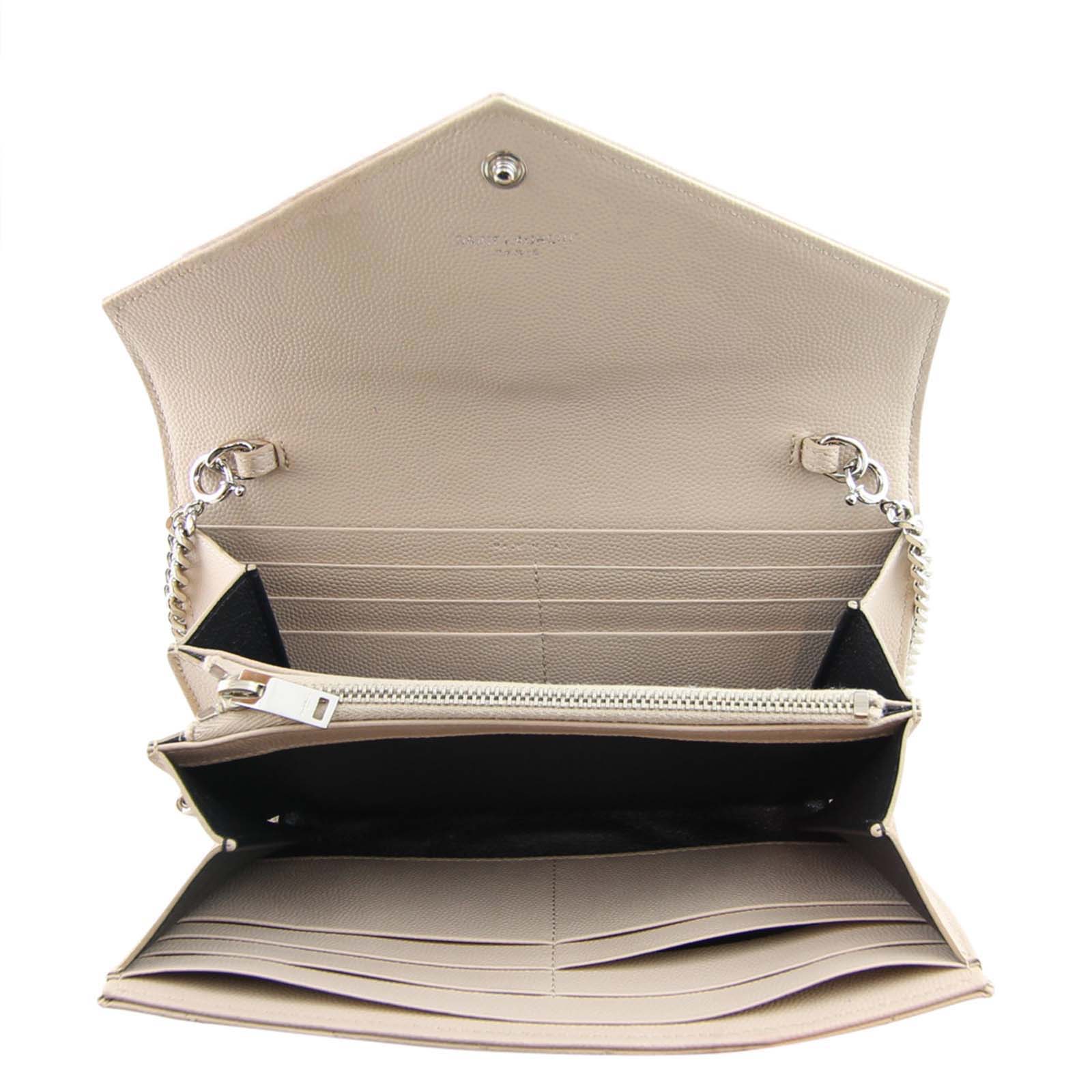 Saint Laurent Monogram Chain Wallet Small Interior