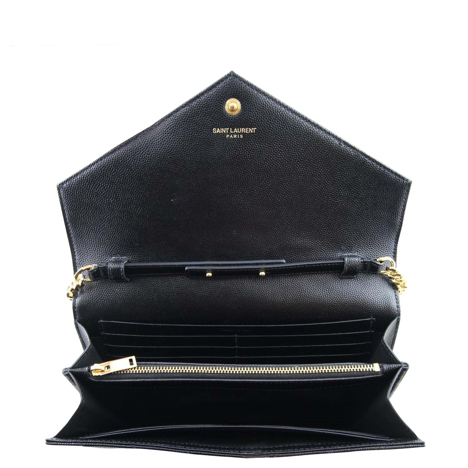 Saint Laurent Monogram Chain Wallet Interior