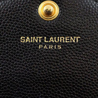 Saint Laurent Monogram Chain Wallet stamp
