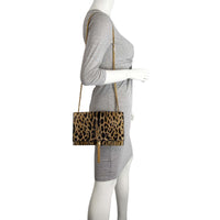 Saint Laurent Classic Medium Kate Tassel Satchel Leopard Scale