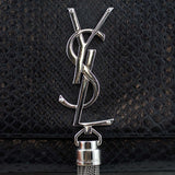 Saint Laurent Classic Medium Kate Tassel Satchel Python Monogram