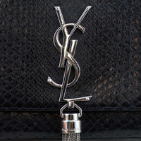 Saint Laurent Classic Medium Kate Tassel Satchel Python Monogram