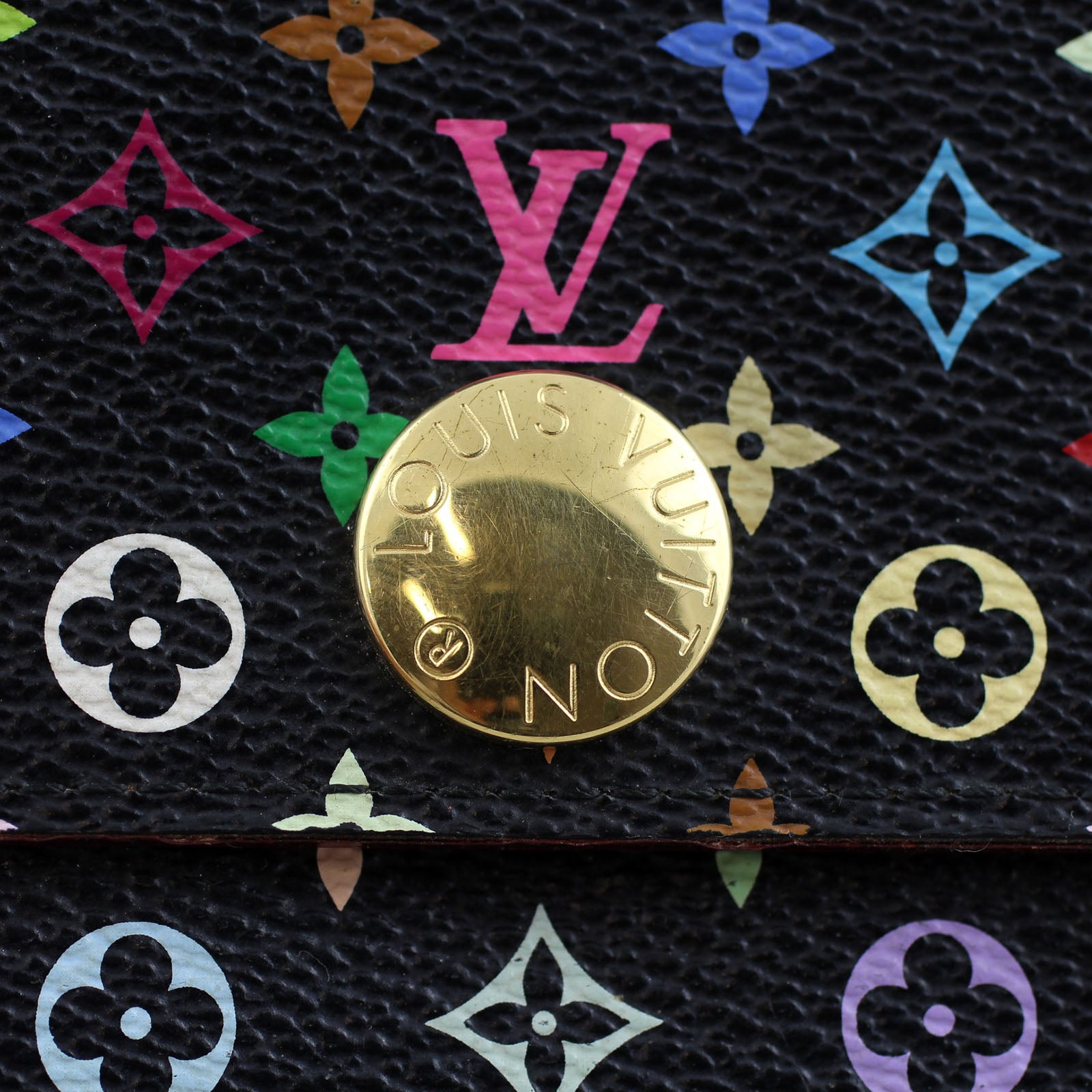 Louis Vuitton Sarah Multicolore Wallet Hardware