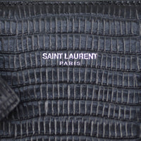 Saint Laurent Sac de Jour Baby Lizard Embossed Stamp