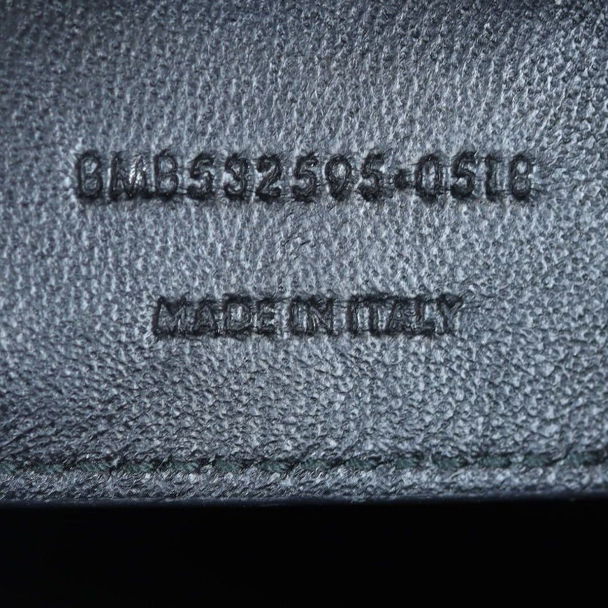 Saint Laurent Patent Vicky Large Date code
