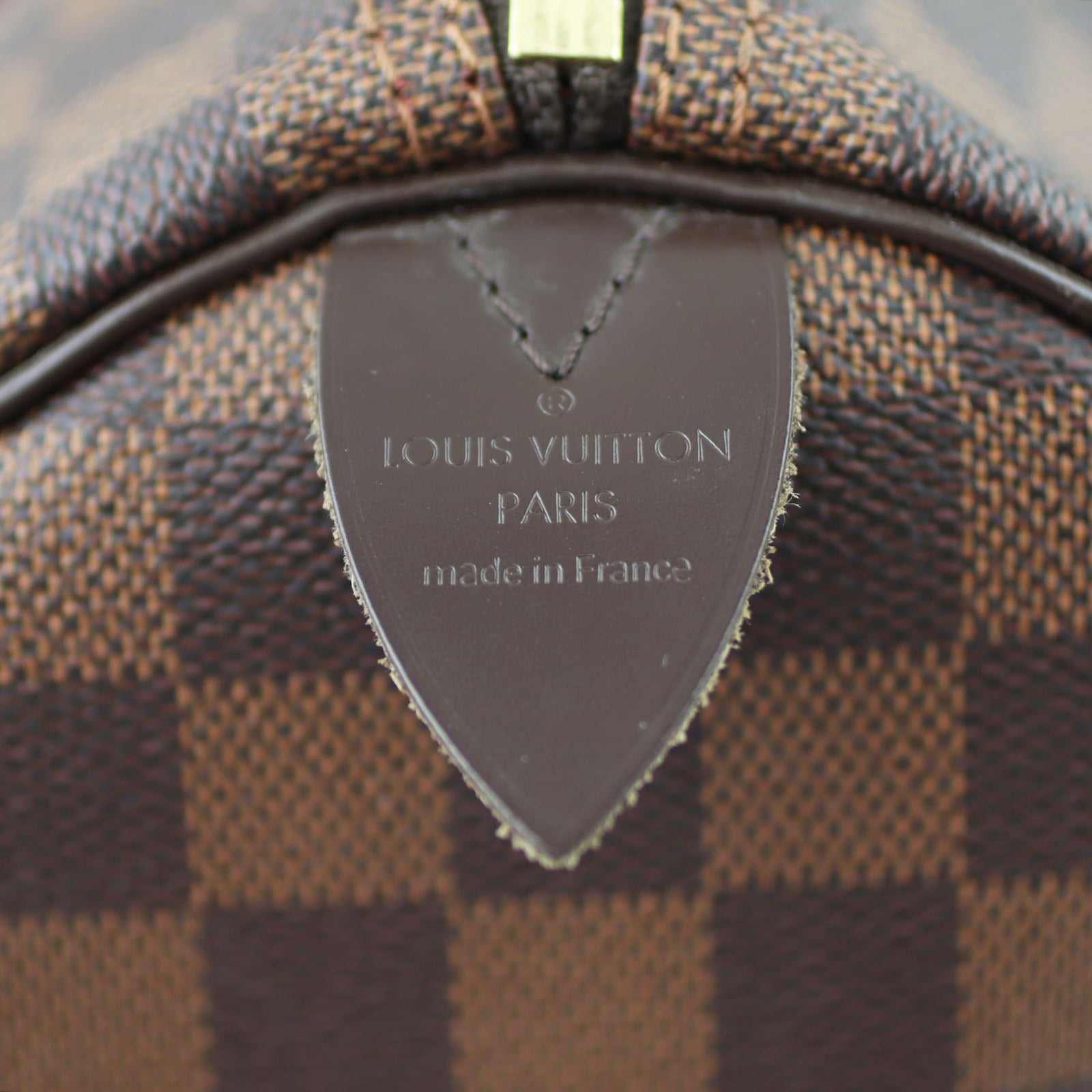 Louis Vuitton Speedy 30 Damier Ebene Made in France
