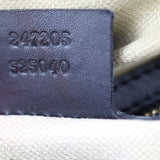 Gucci Blue Vintage Web Original GG Boston Bag Medium