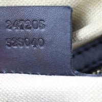 Gucci Blue Vintage Web Original GG Boston Bag Medium