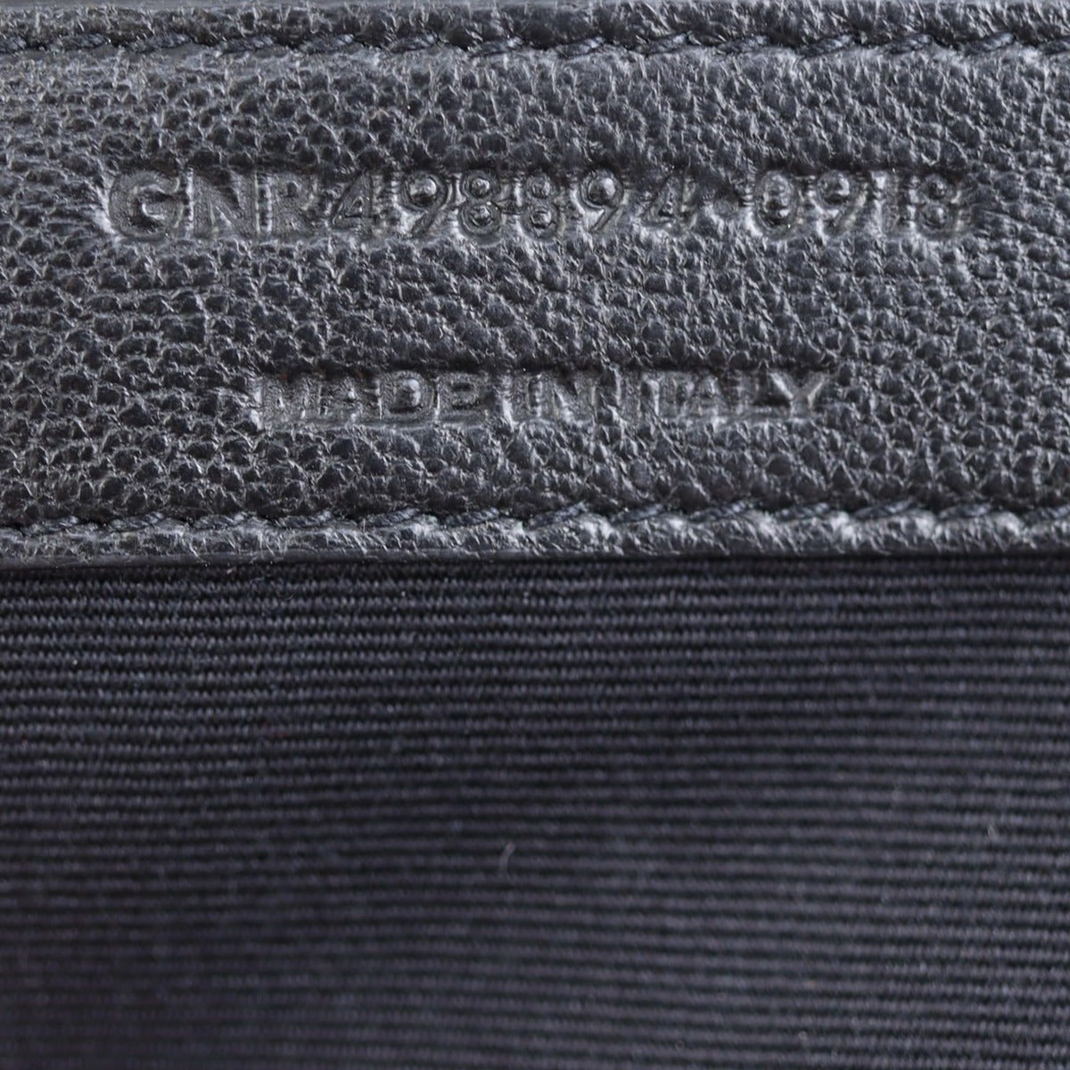 Saint Laurent Niki Medium Date code