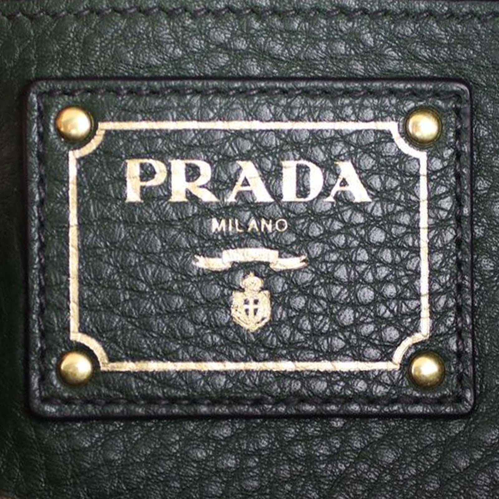 Prada Vitello Daino Hobo (green) Stamp