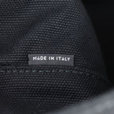 Prada Studded Canapa Tote Stamp