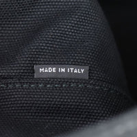 Prada Studded Canapa Tote Stamp