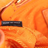 Prada Saffiano Lux Galleria Double Zip Tote Medium Stamp