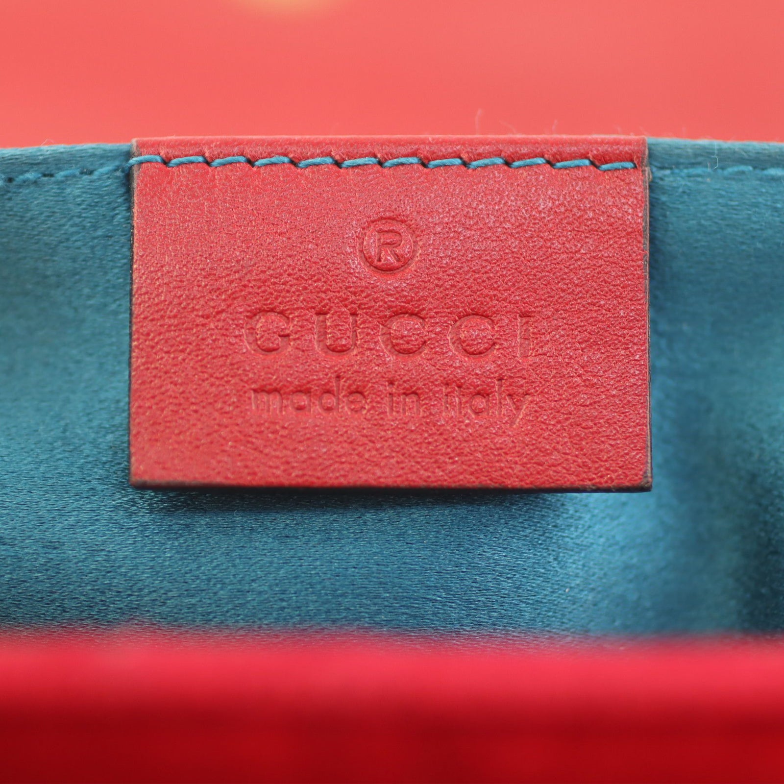 Gucci GG Marmont Velvet Mini Shoulder Bag Stamp