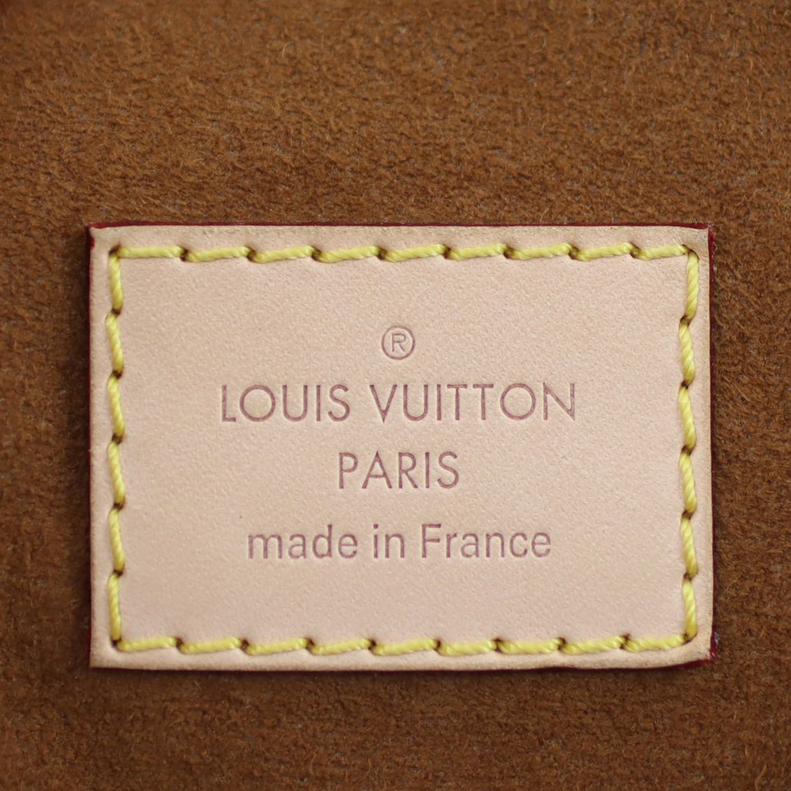 Louis Vuitton Pallas MM Monogram Stamp