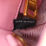 Prada Saffiano Lux Galleria Double Zip Tote Small Stamp