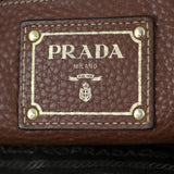 Prada Vitello Daino Two Way Shopping Tote Stamp