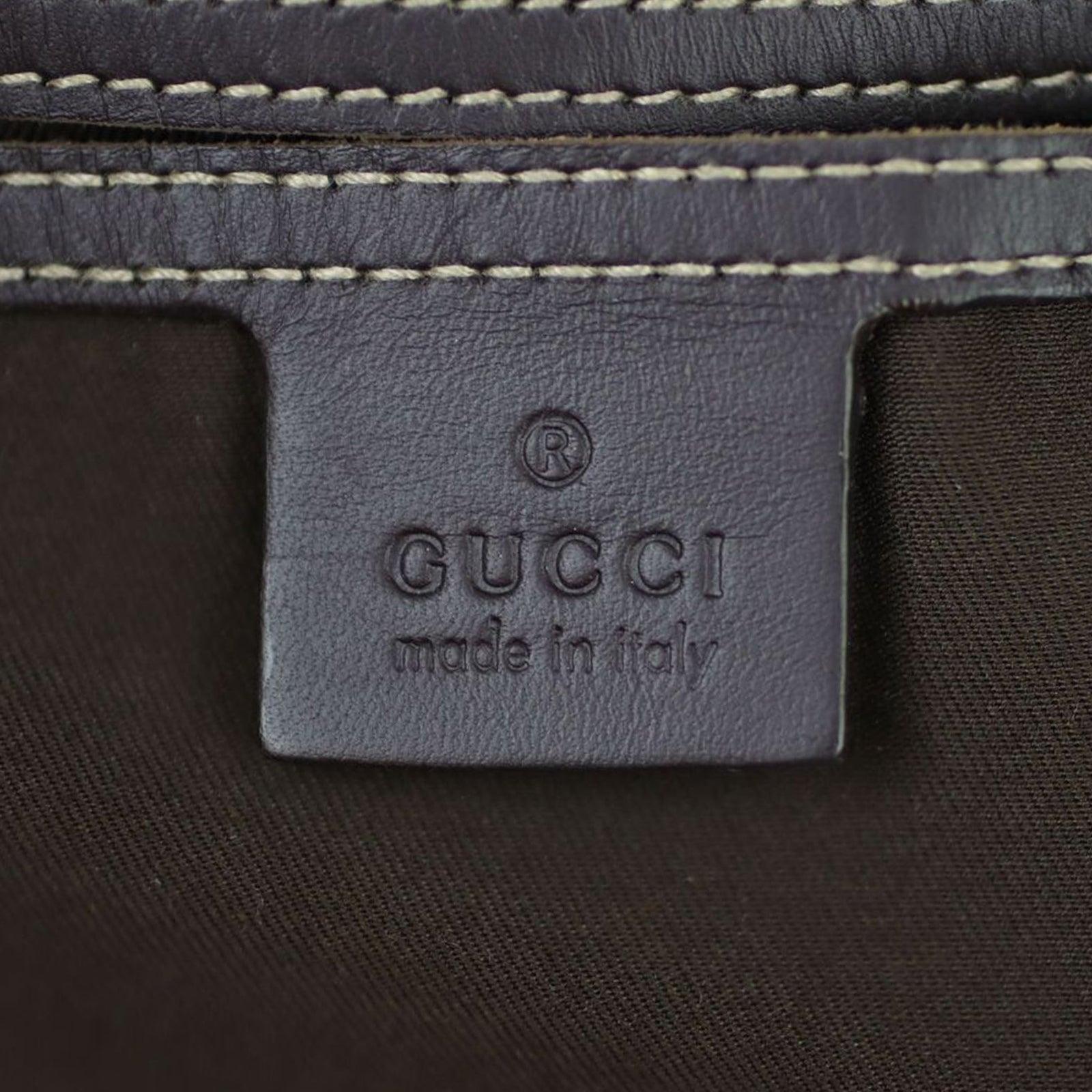 Gucci GG Supreme Vintage Web Two Way Tote Stamp