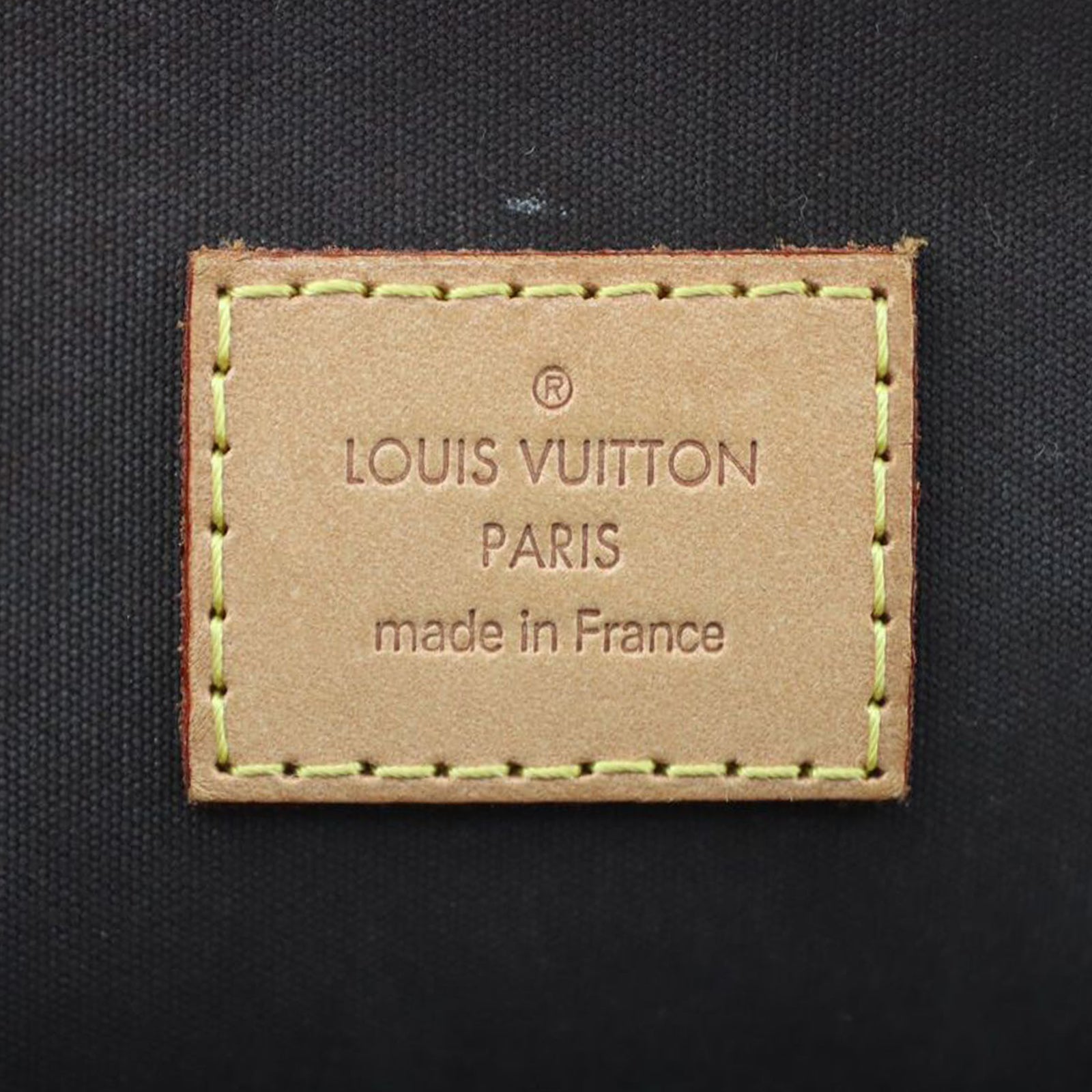 Louis Vuitton Alma GM Monogram Vernis Stamp