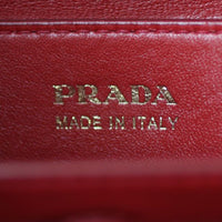 Prada Saffiano Cuir Double Tote Small Stamp