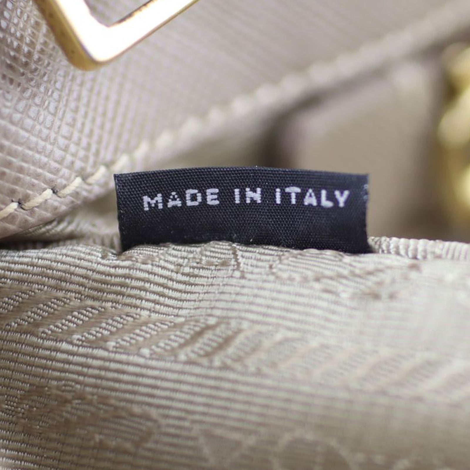 Prada Saffiano Lux Galleria Double Zip Tote Stamp