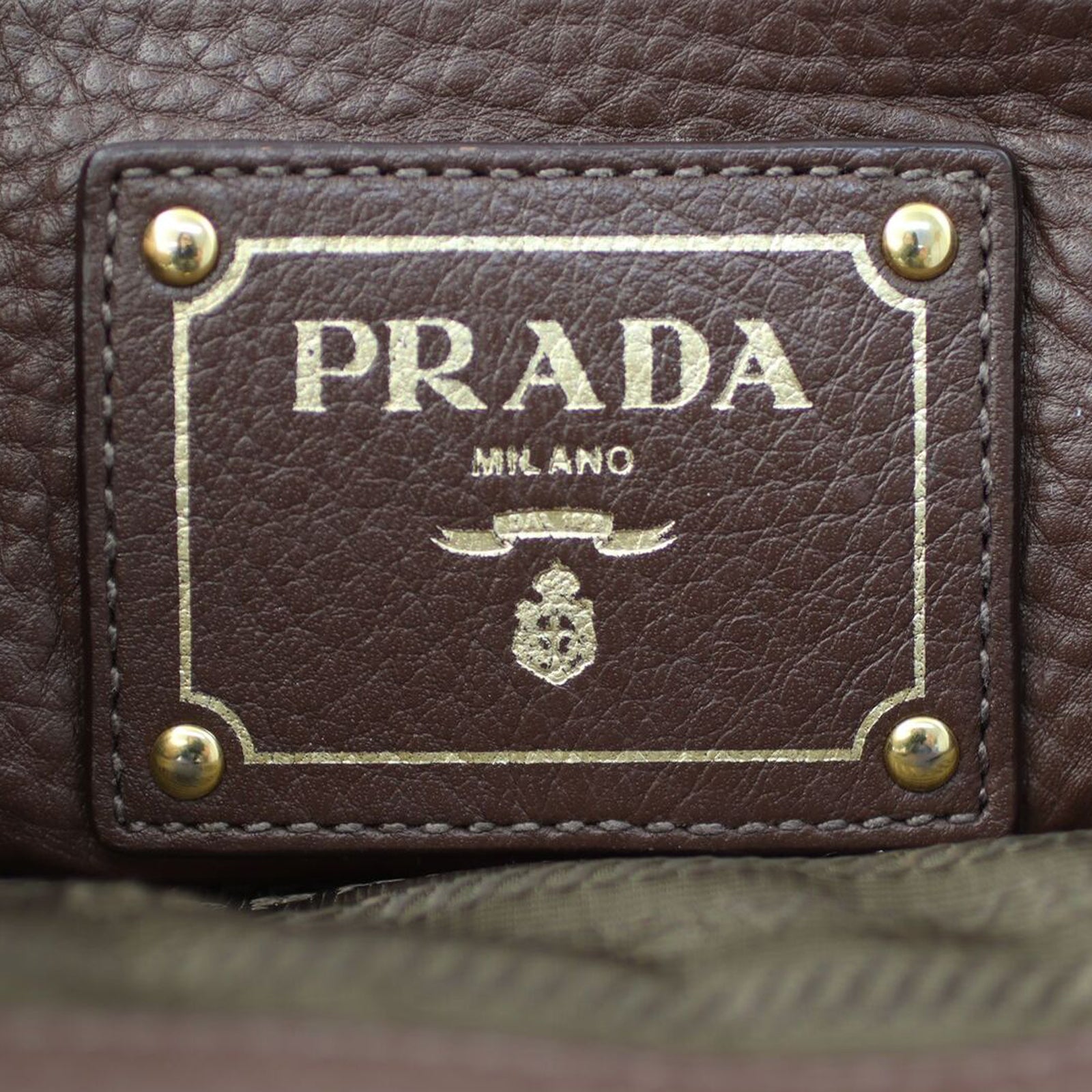 Prada Vitello Daino Shopping Tote Stamp