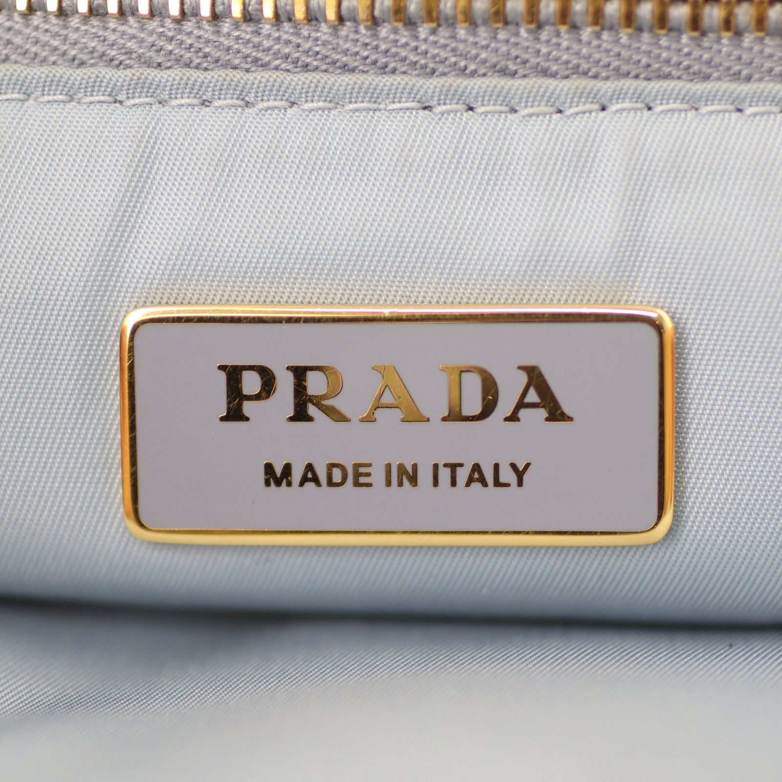 Prada Etiquette Tessuto Messenger Bag Stamp