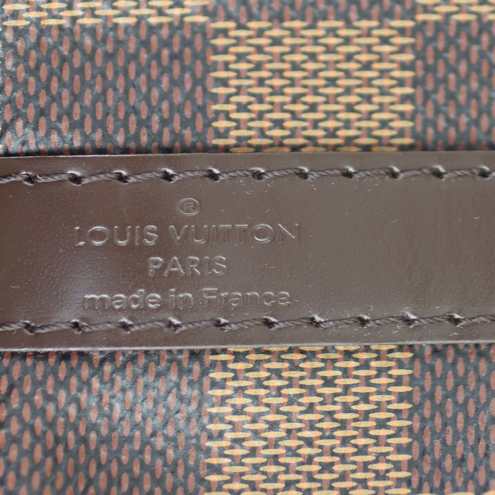 Louis Vuitton Speedy 25 Bandouliere Damier Ebene Stamp