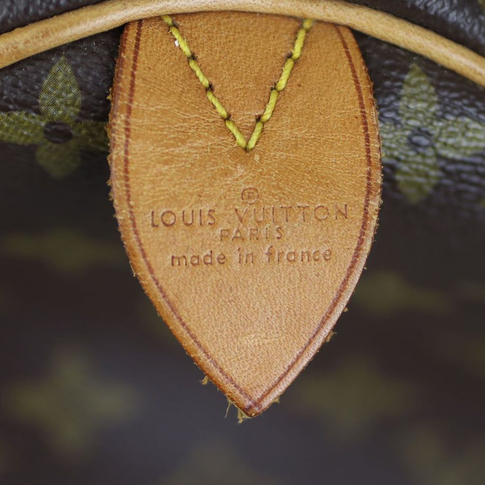 Louis Vuitton Speedy 40 Monogram Stamp