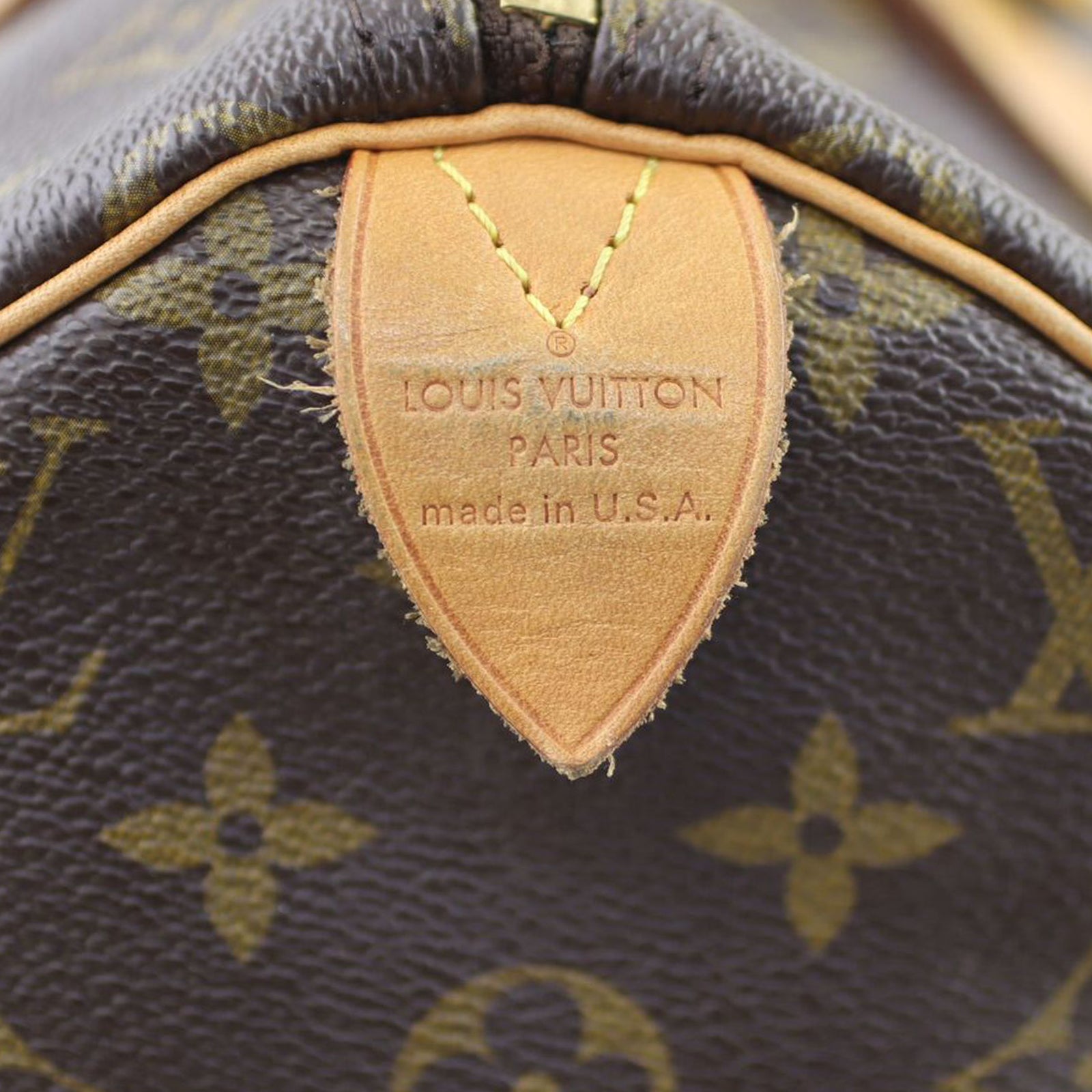 Louis Vuitton Speedy 30 Monogram Stamp