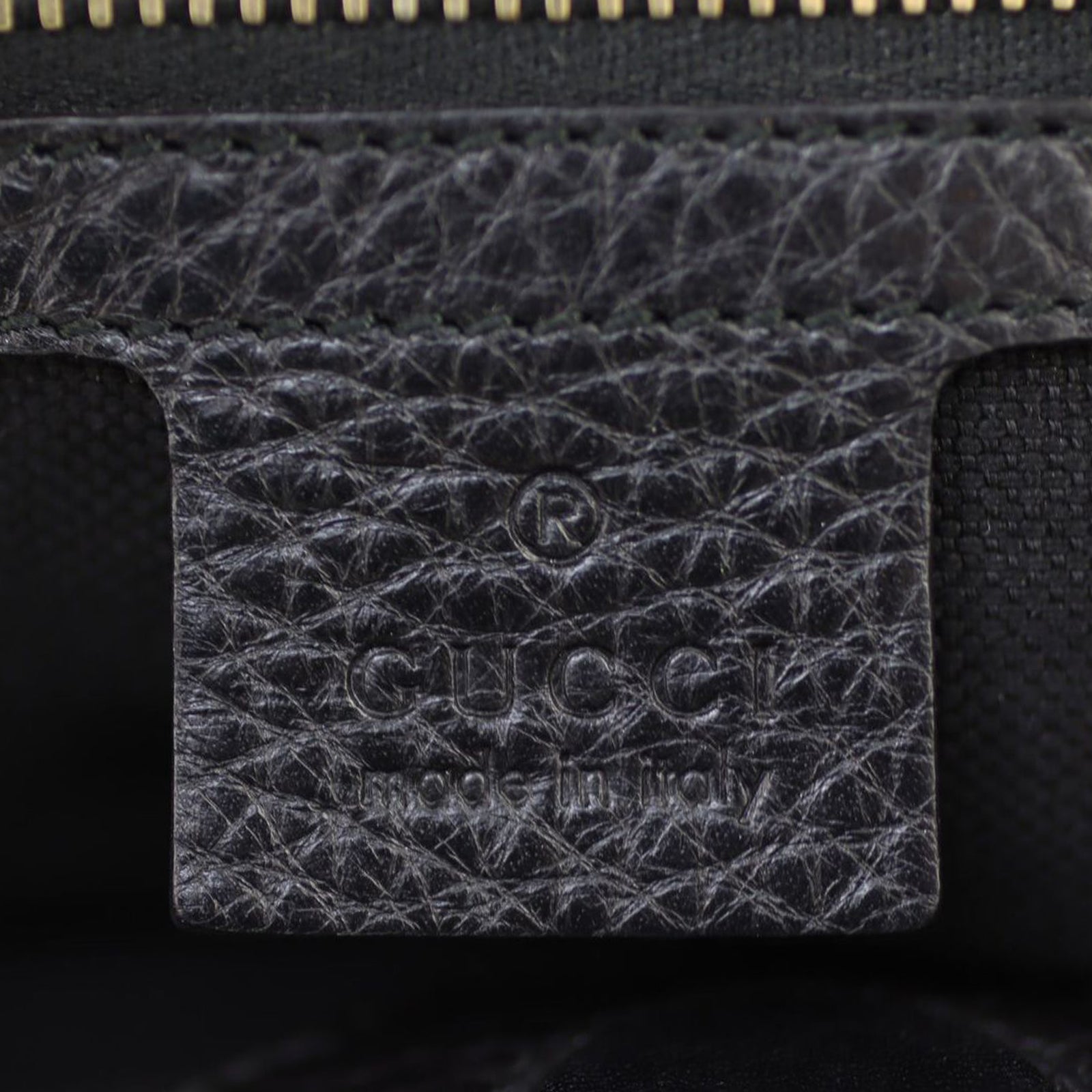 Gucci Bamboo Shopper Tote Stamp