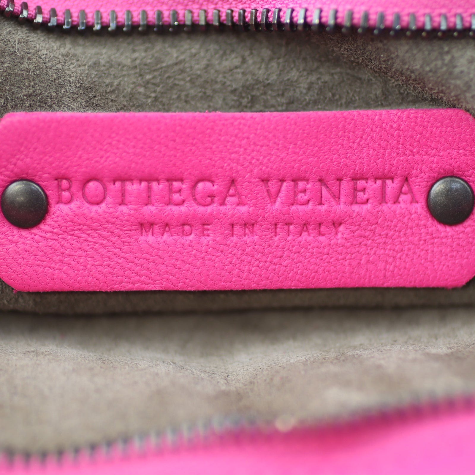 Bottega Veneta Intrecciato Trim Clutch Stamp